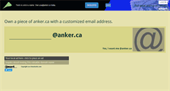 Desktop Screenshot of anker.ca