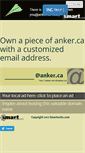 Mobile Screenshot of anker.ca